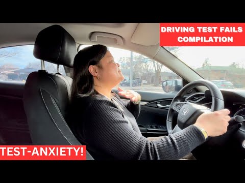 Driving Test Fails Compilation | Test - Anxiety 😟#failed #g2test