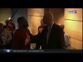 LeBron James meets basketball legend Kareem Abdul-Jabbar