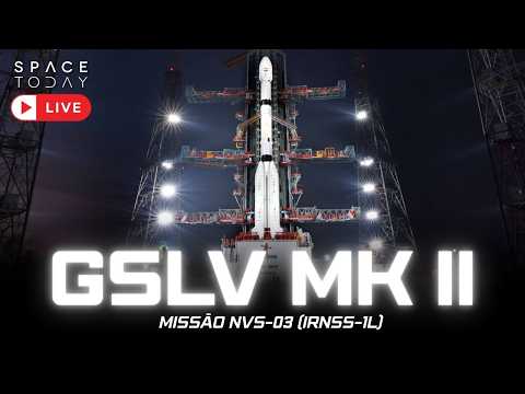 LANÇAMENTO DO CHEVETTÃO INDIANO GLSV MK II | MISSÃO NVS-03 (IRNSS-1L)