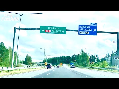 Rush Hour Traffic & Highway Driving Tampere - Lempäälä | TODAY IN FINLAND #133