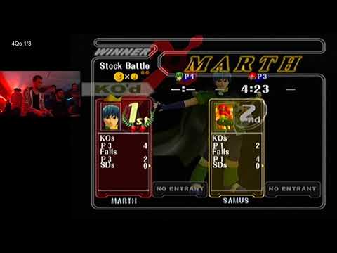Rey (Samus) vs 10QuidShoes (Marth) - Four Quarters Melee #82