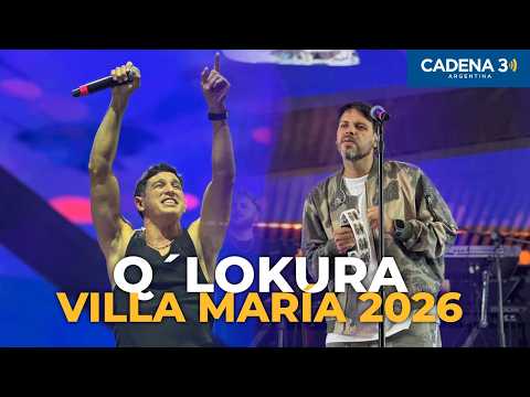 Q´ LOKURA A PURO CUARTETO EN VILLA MARÍA |  Show completo en el Festival de Peñas 2026 | Cadena 3