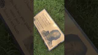 Customer Video Review for 24" x 12" Bronze on Granite Headstone