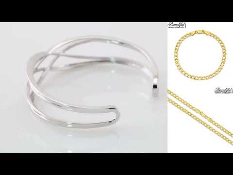 Bracelet-9ct-Yellow-Gold-Flat-Curb-Variety;-Made-in-Italy
