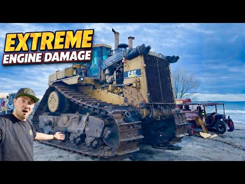 THIS CATERPILLAR D11R HAD A CATASTROPHIC ENGINE FAILURE!! IS IT REPAIRABLE?