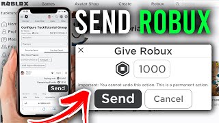 How To Give Robux To Friends Mobile (Guide) | Send Robux On Roblox Mobile