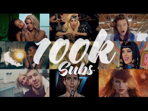 [50+ Songs] Megamix (100k Subs Special) - Katy Perry · Lady Gaga · Calvin Harris... (T10MO)