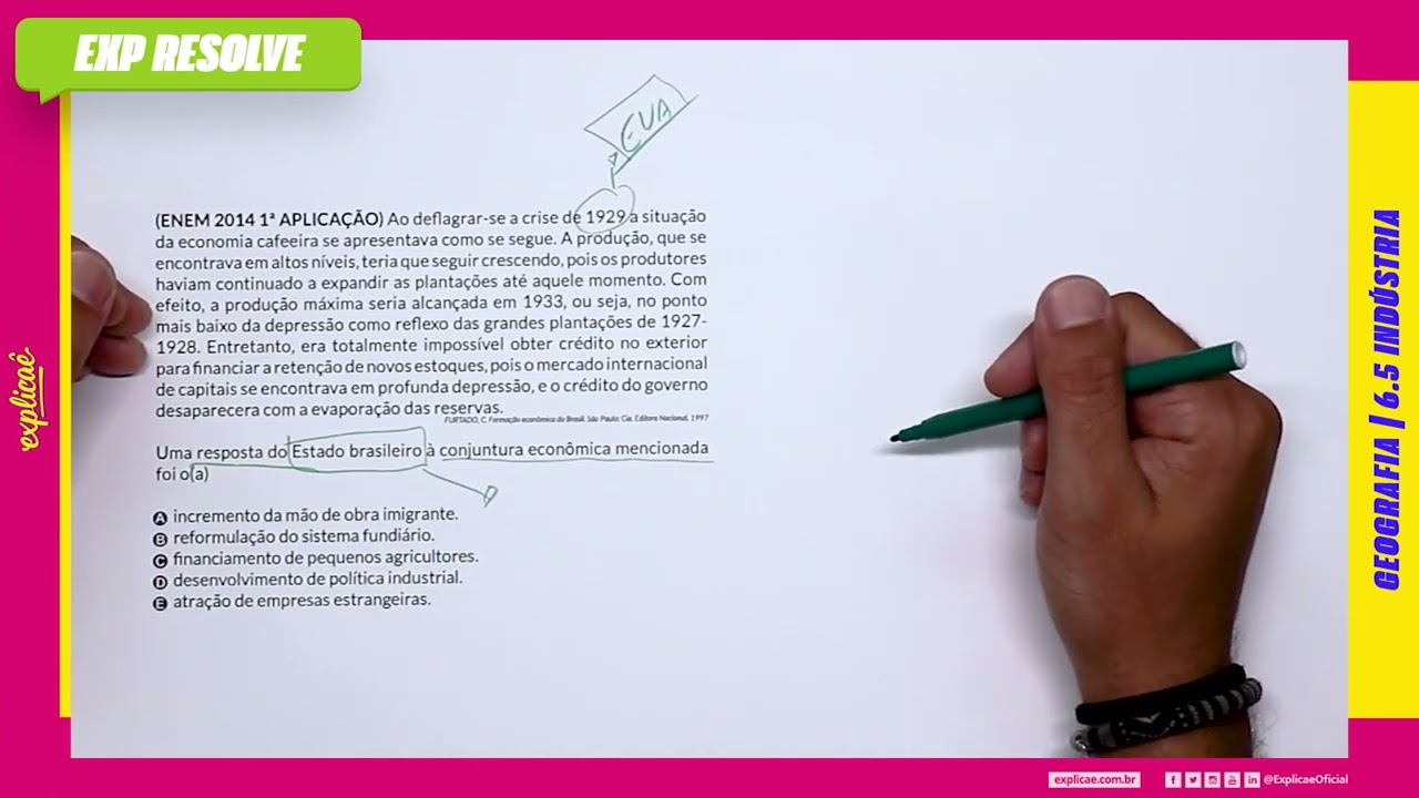 AO DEFLAGRAR-SE A CRISE DE 1929 A SITUAÇÃO DA ECONOMIA CAFEEIRA SE APRESENTAVA (...) | INDÚSTRIA
