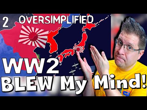History Noob Watches OverSimplified - WW2 (Part 2) | I Learn a TON [Reaction]...