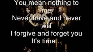 Kittie - Forgive &amp; Forget (with lyrics)