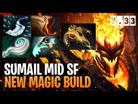 Sumail Mid Shadow Fiend New Magical Build - Dota 2 Pro Immortal Shadow Fiend Gameplay 7.33