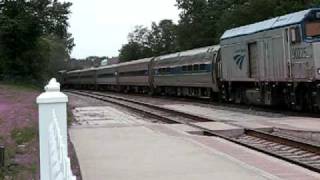 preview picture of video 'Amtrak Wolverine - Train number 353 (Arriving in Niles, MI)'