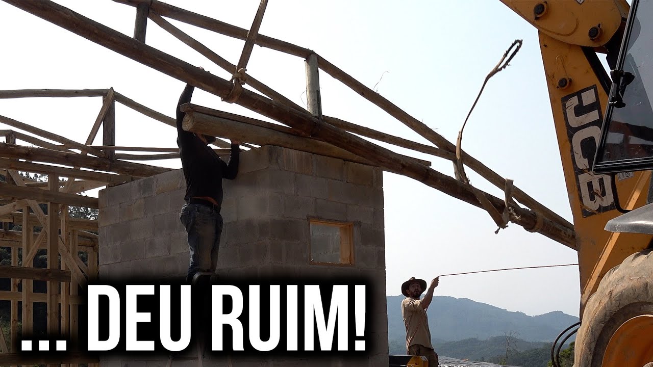 Finalmente! Vamos começar o telhado da casa! - Rancho SV