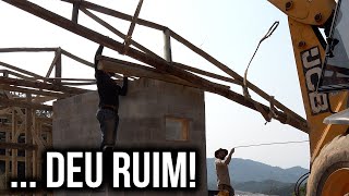 Finalmente! Vamos começar o telhado da casa! - Rancho SV
