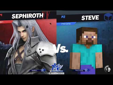 BSSP3 - Corey (Steve) Vs. walkin. (Sephiroth) - SSBU Winners R2