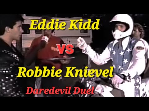 Robbie Knievel vs Eddie Kidd  ☆ Daredevil Duel ☆ 1993