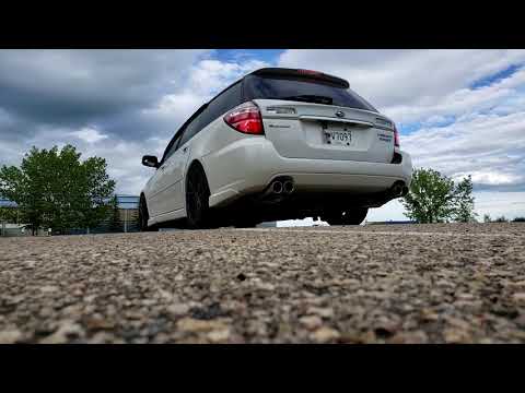 STI catback on Legacy GT Wagon