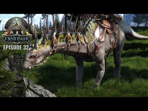 AMARGASAURUS TAMING IS HARDER THAN IT LOOKS!!! - Ark Fjordur Ep 32