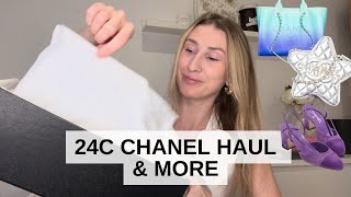 CHANEL 24C UNBOXING - NEW CHANEL CRUISE 2024 SLING-BACKS, CARD HOLDER AND MORE | Laine’s Reviews