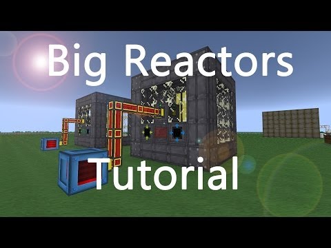 Minecraft Tutorial: Big Reactors - easy to build [English]