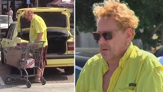 Sex Pistols Legend Johnny Rotten Shows His Mellow-Yellow Side In Malibu