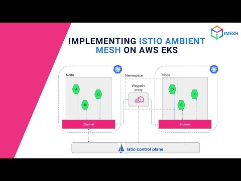 Implementing Istio Ambient Mesh on AWS EKS | Istio | Demo | IMESH