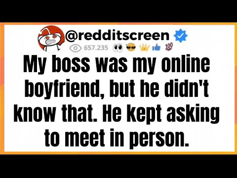 My boss was my online boyfriend, but he didn't know that. He kept asking to meet in person.