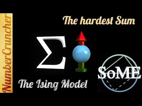 The hardest sum aka the Ising model #SoME3