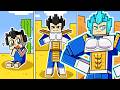 I Survived 100 DAYS As VEGETA From DRAGON BALL Z In HARDCORE Minecraft