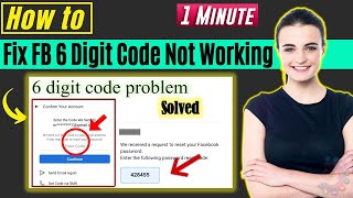 How to fix facebook 6 digit code not working 2024