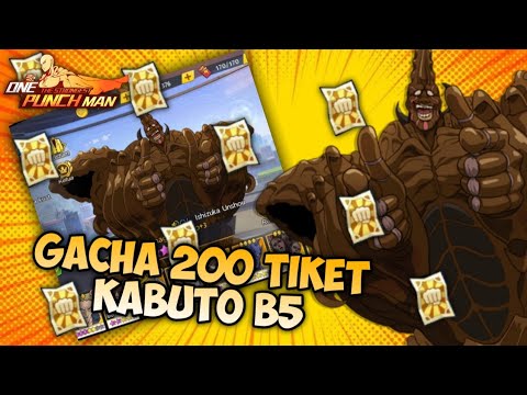 200 TICKET ELIT GACHA KABUTO B5 - One Punch Man: The Strongest