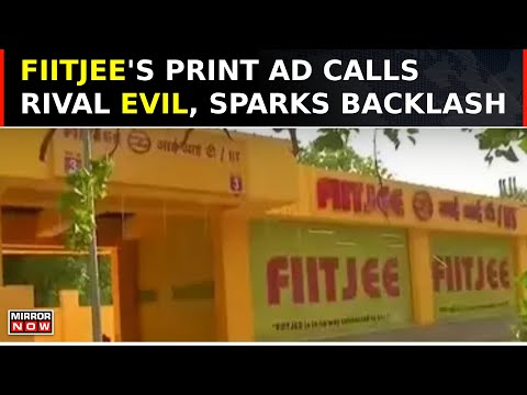 FIITJEE's Controversial Ad Calls Rival 'Evil' | Does Coaching Institute Needs Coaching? | Top News