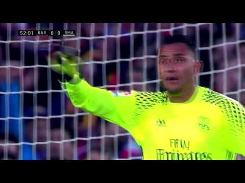 Keylor Navas Vs Barcelona (Away) 2016-17 HD 720p