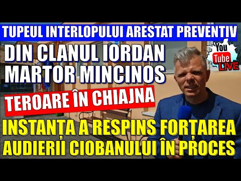 LIVE Tupeul grupării Iordan: Martor mincinos. Arestat pentru acte grave interlopul cere daune civile