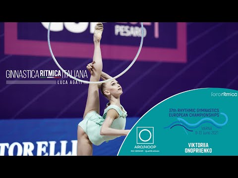 Viktoriia Onopriienko (aro / hoop) - Classification European Championship Varna 2021