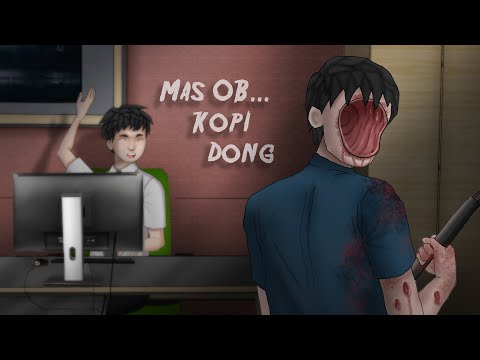 Overtime at Saidah Tower 1 - The Hole-Faced Bodyguard Ghost #HORRORMYSTERY | Horror Animated Ghos...
