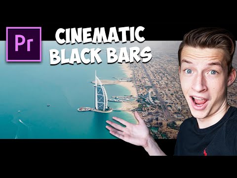 How To Add Cinematic Black Bars To Videos in Premiere Pro 2023 (fast & easy)