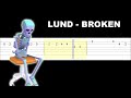 Lund - Broken (Easy Guitar Tabs Tutorial)