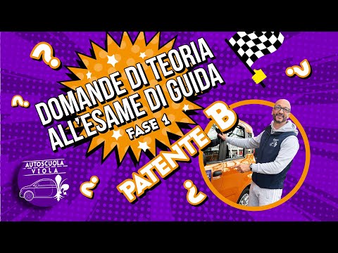 LICENSE B: THEORY QUESTIONS FOR THE DRIVING TEST - PHASE 1 |