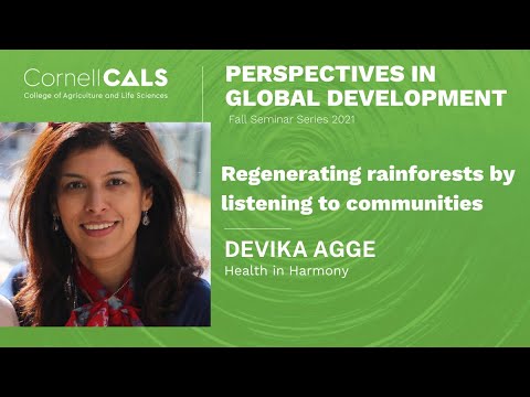 Devika Agge: Regenerating rainforests by listening to communities