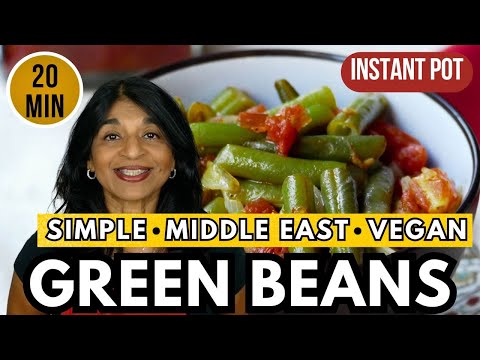 Instant Pot Green Beans with Tomatoes and Garlic in 20 Minutes!
