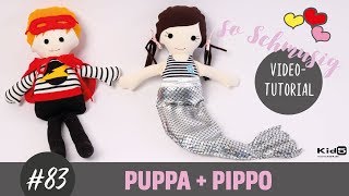 Puppa & Pippo ..süße Schmusepuppe ganz einfach selber nähen  DIY-Näh-Tutorial