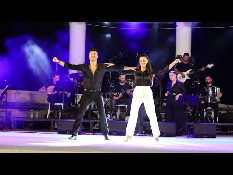 Shakallis siblings enjoying a Hasapiko dance at "Cyprus Zorba Festival"