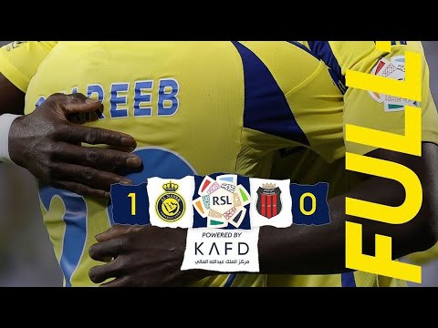 AL-NASRI VS AL RIYADHI (1-0)all goals & highlights #christianoronaldo #sadiomane