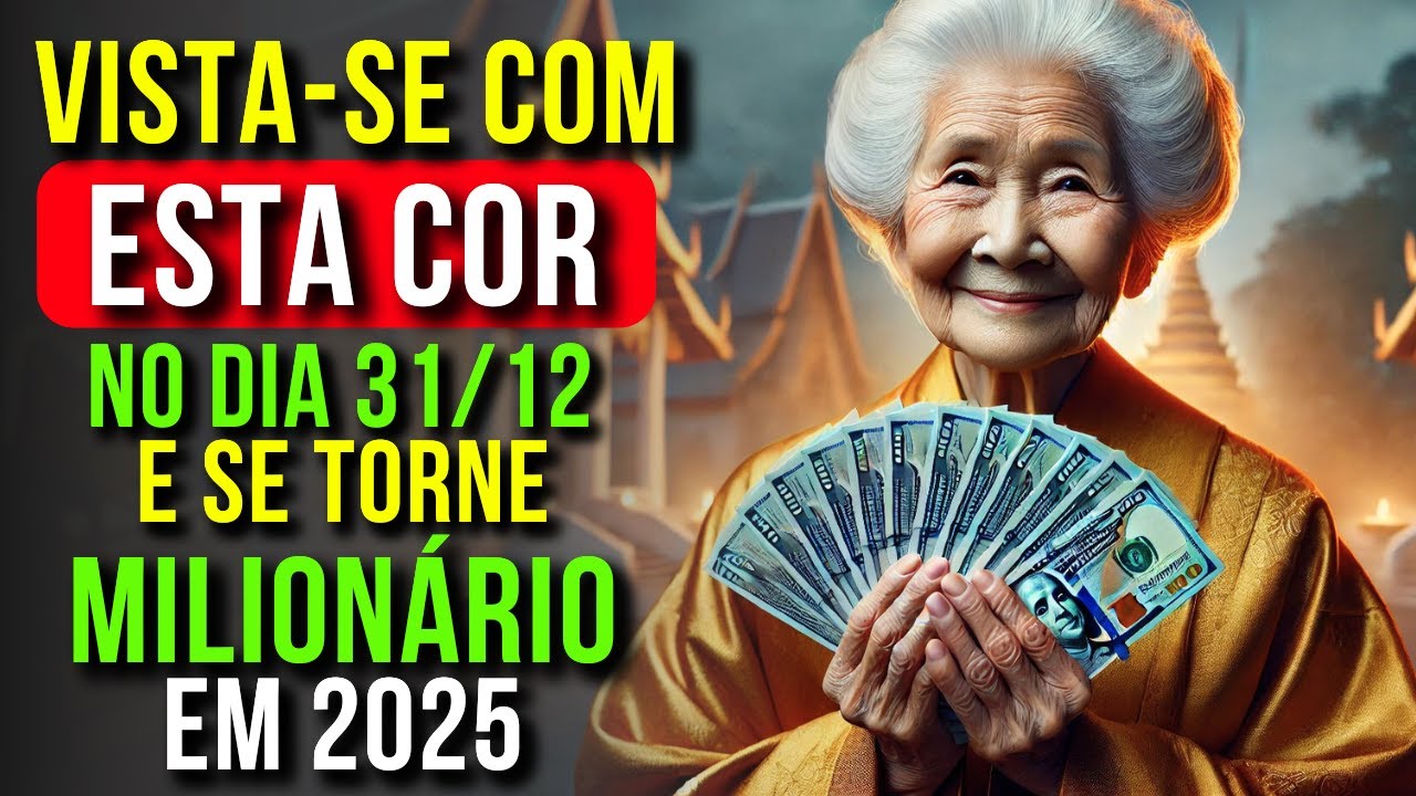 USE ESTA COR no dia 31 de DEZEMBRO e ATRAIA MUITO DINHEIRO em 2025!