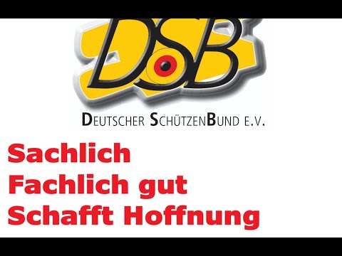 Weapons Act Evaluation - German Shooting Federation (DSB) Statement - pretty good 👍