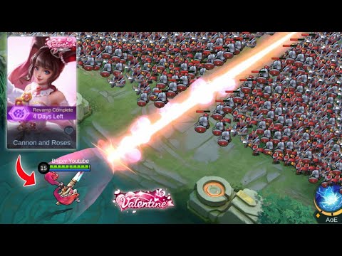 Revamped Valentine Layla no cooldown build vs 1,000 minions