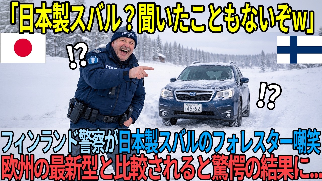 「日本のスバルなんて聞いたこともないw」フィンランド警察が嘲笑→北極圏マイナス40度の猛吹雪でBMWが全滅…雪国を制圧したのは"群馬の農機具屋"だった理由【海外の反応】