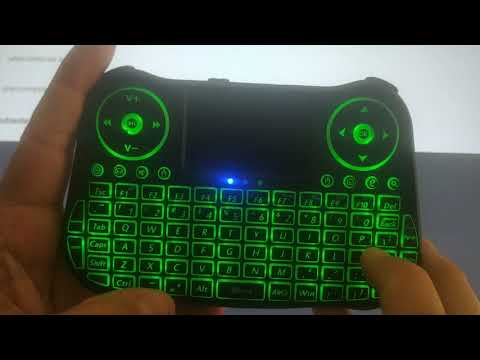 CONFIGURACION fn f1 SOLUCION mini teclado inalambrico MT08 i8 paso a paso CONFIGURAR LUCES