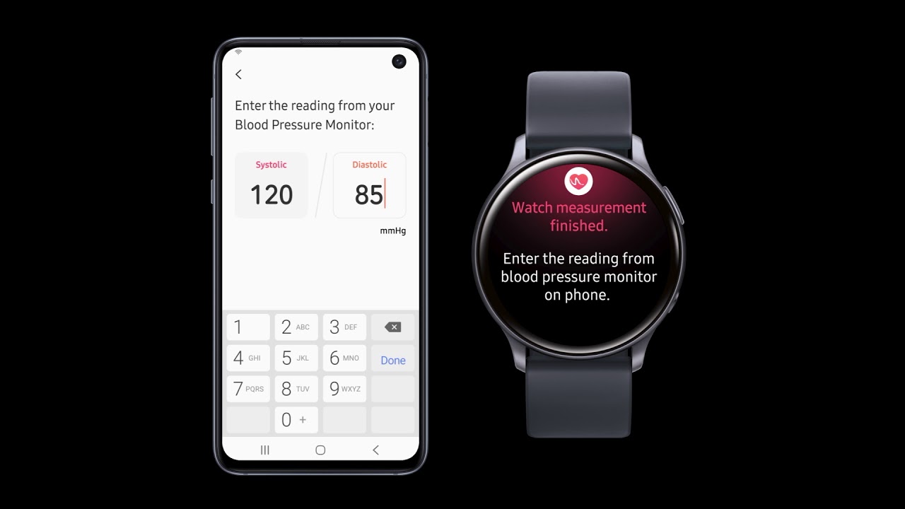 Samsung Health Monitor : Blood Pressure - YouTube